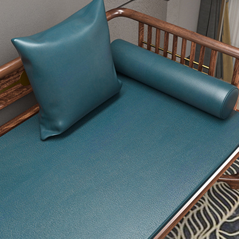 Traditional with Arms Wooden Chaise Round Arms for Bedroom Living Room