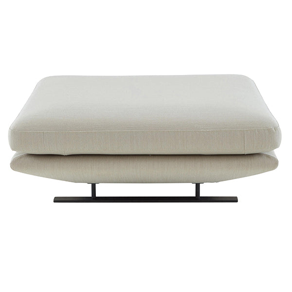 Contemporary Upholstered Solid Color Chaise Chair with Metal Legs