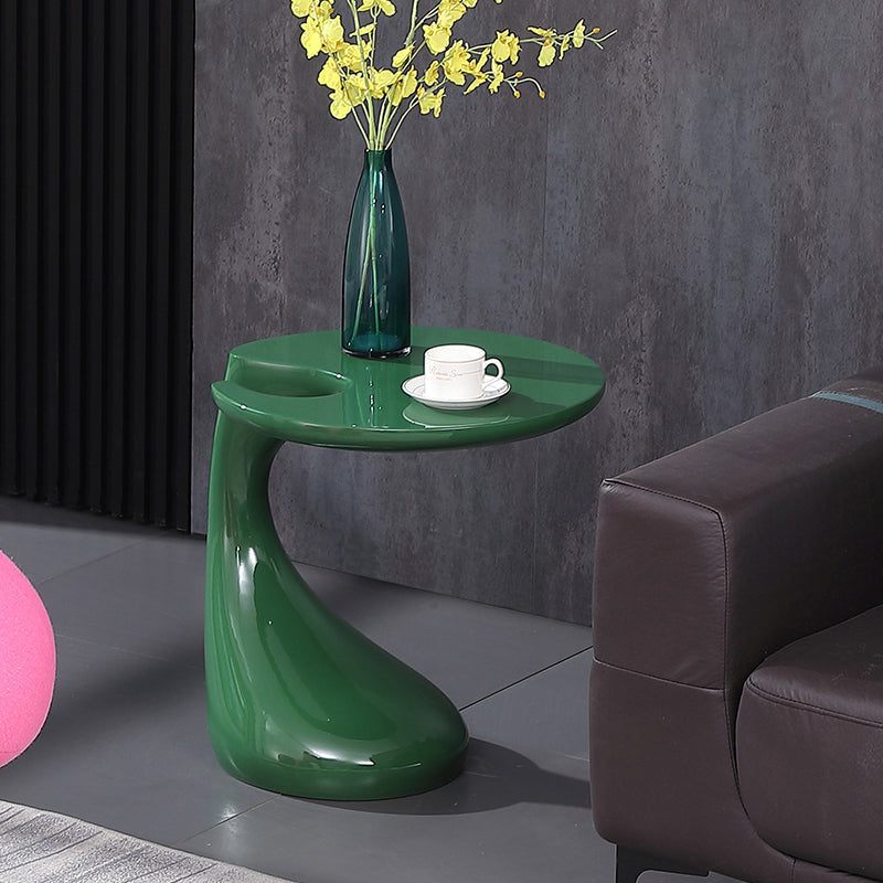 Contemporary Plastic Naturally Shaped Sofa Side Accent Table for Living Room