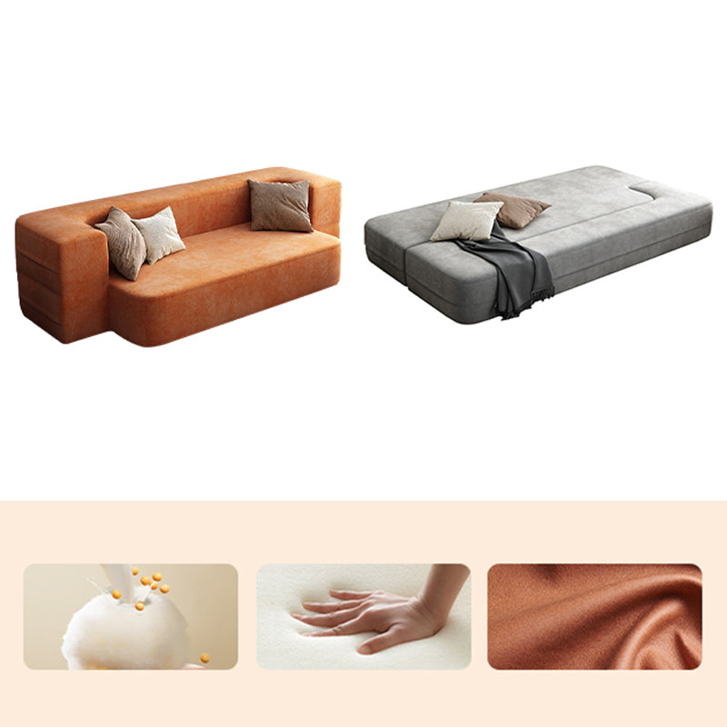 Modern & Contemporary Removable Cushions Foam Convertible Sofas Pillow Included