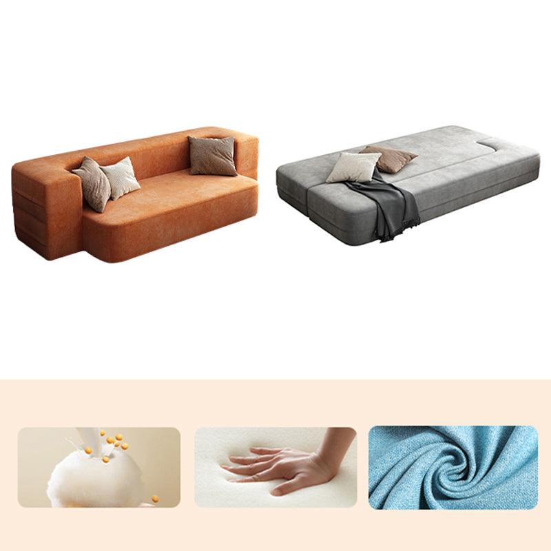 Modern & Contemporary Removable Cushions Foam Convertible Sofas Pillow Included