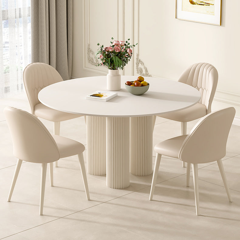 1/5 Piece Stone Top Contemporary Style Dining Room Chair Set