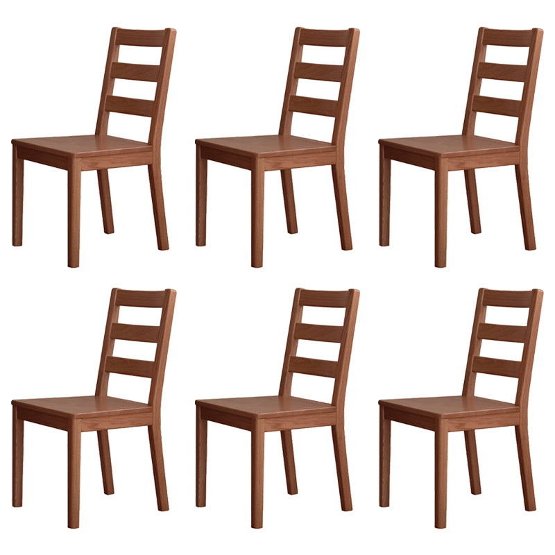 Contemporary Solid Wood Ladder Back Dining and Accent Chairs