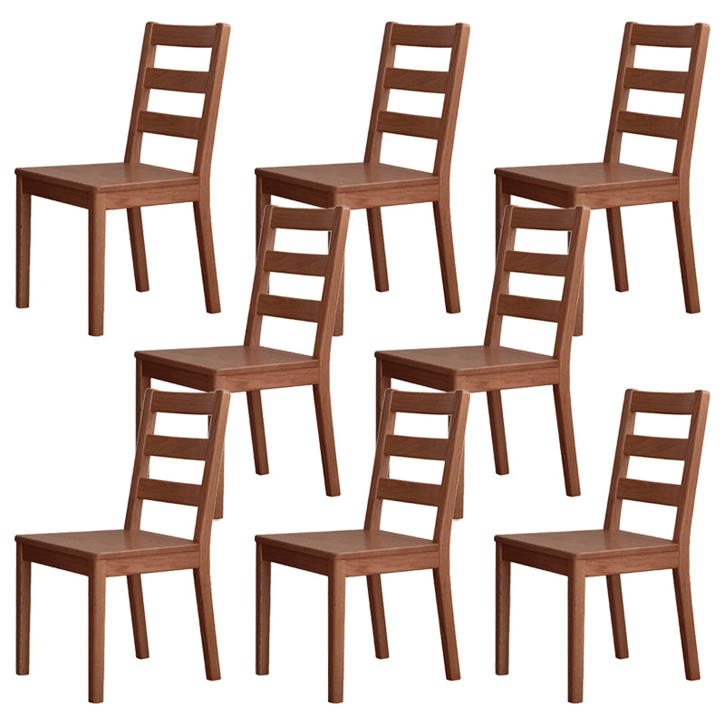 Contemporary Solid Wood Ladder Back Dining and Accent Chairs