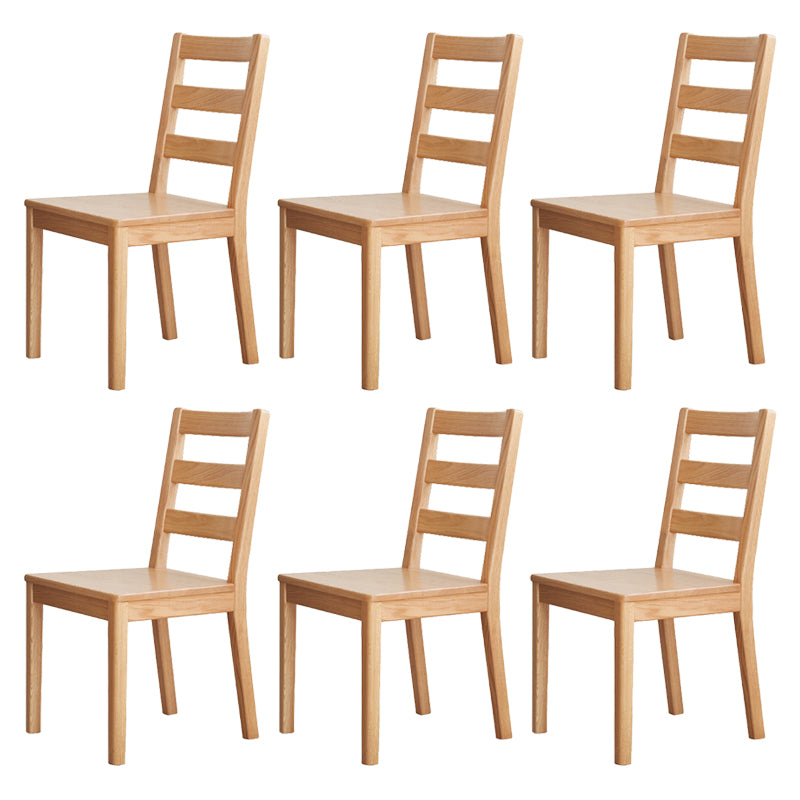 Contemporary Solid Wood Ladder Back Dining and Accent Chairs