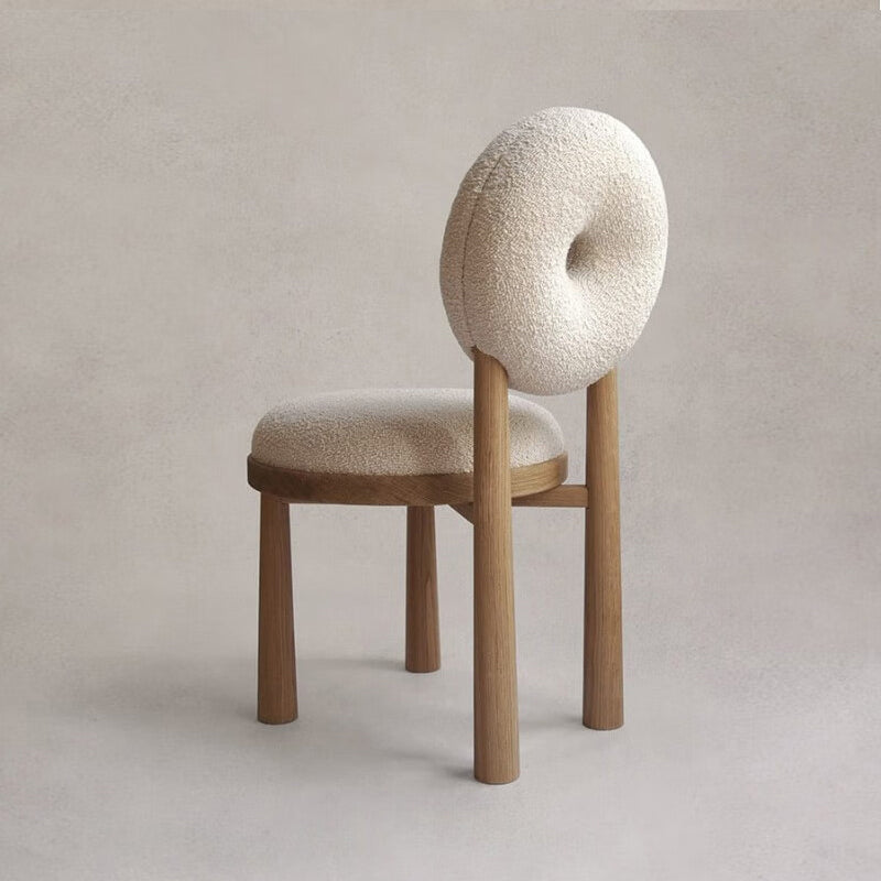 Contemporary Upholstered Dining Room Solid Wood Armless Dining Chair