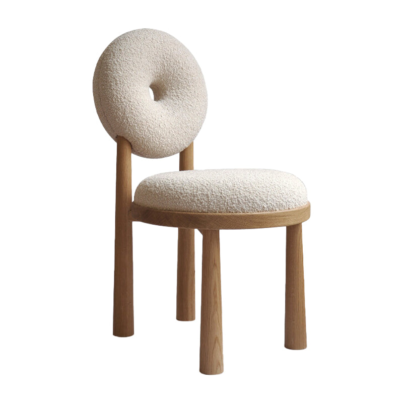 Contemporary Upholstered Dining Room Solid Wood Armless Dining Chair