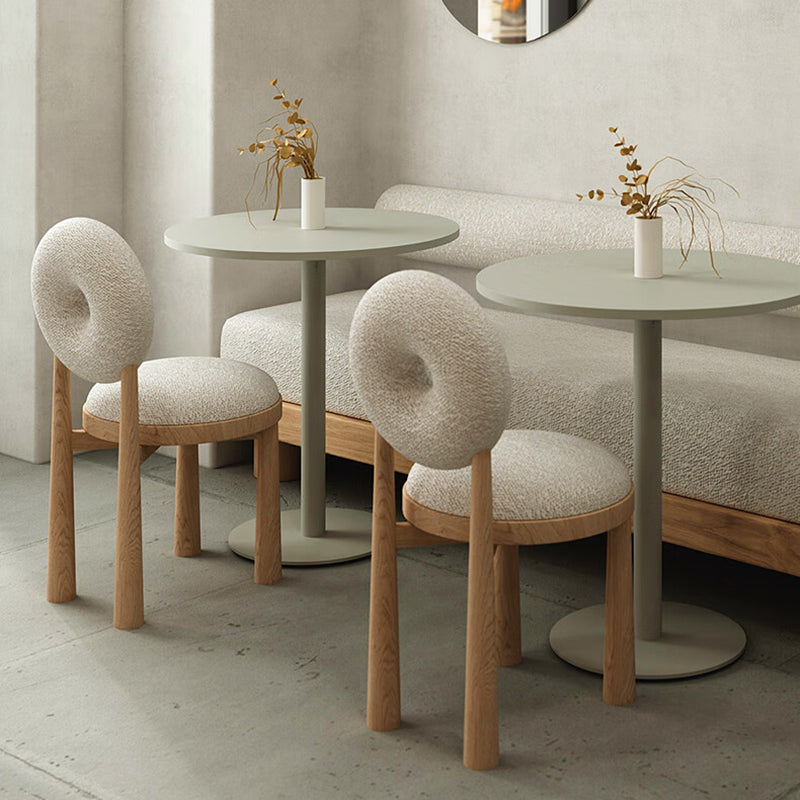 Contemporary Upholstered Dining Room Solid Wood Armless Dining Chair
