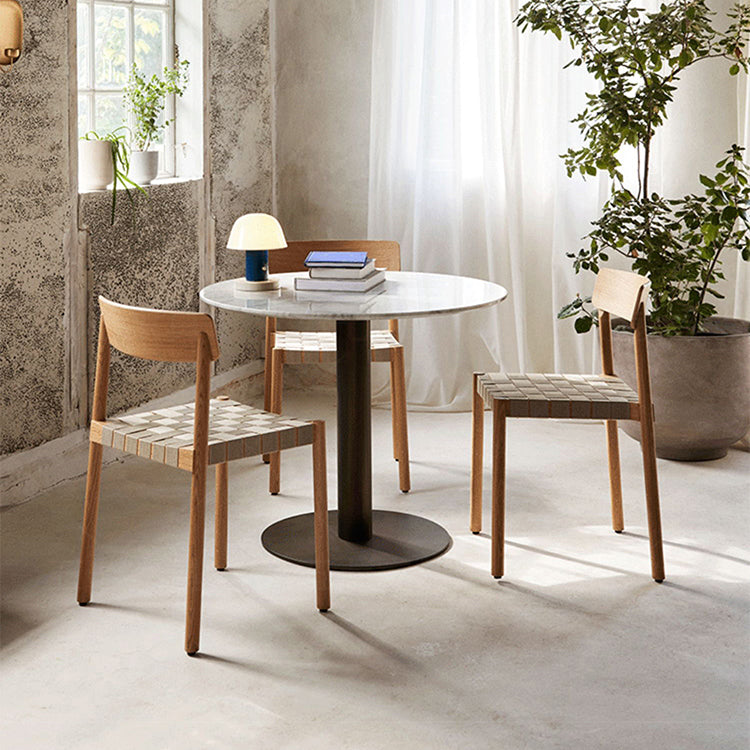 Modern Solid Wood Open Back Armless Dining Room Chair for Home