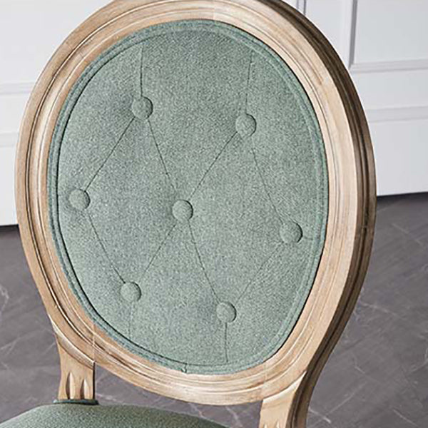 Full Back Upholstered Armless Bar Stool with Solid Wood Base