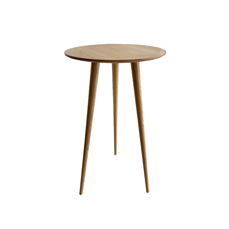 Contemporary Style Solid Wood Round Bar Dining Table for Home
