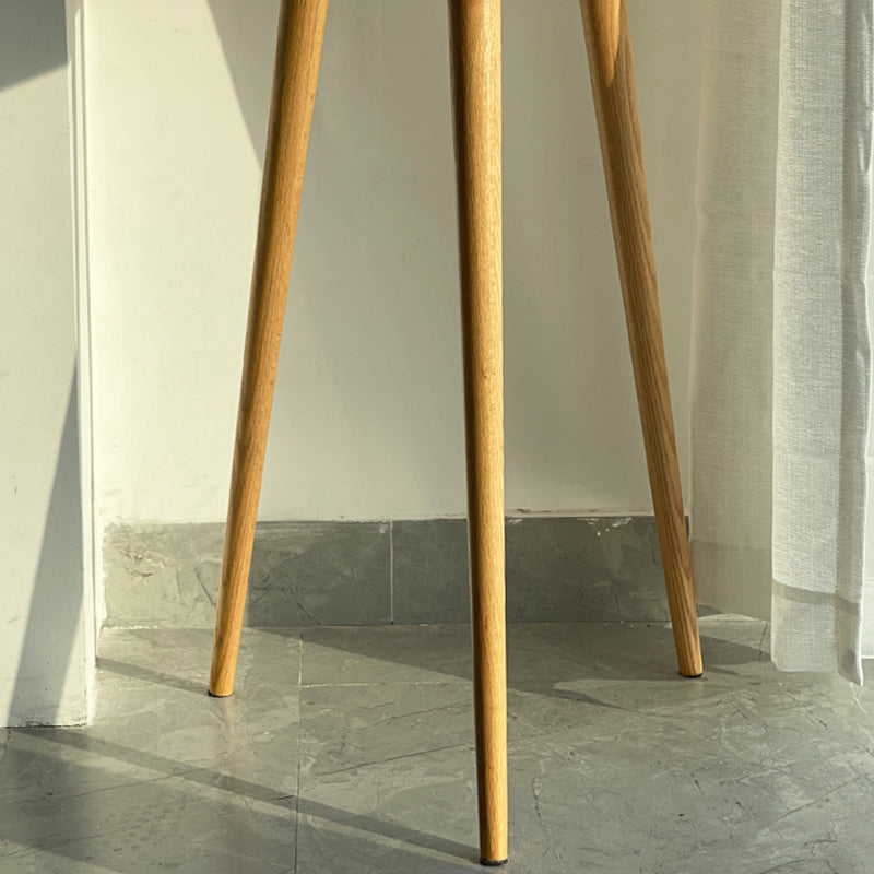 Contemporary Style Solid Wood Round Bar Dining Table for Home