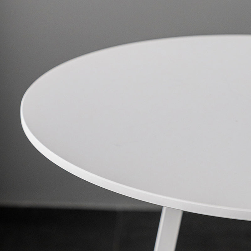 Contemporary Style Round Wooden Top Bar Dining Table for Home Use