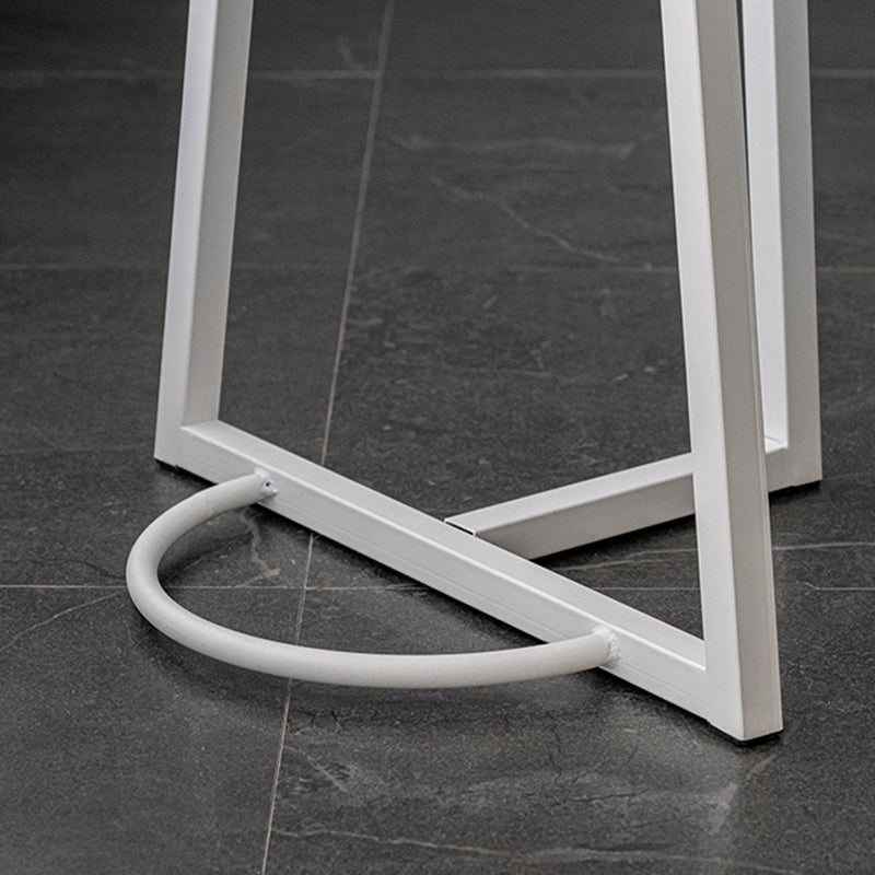 Contemporary Style Round Wooden Top Bar Dining Table for Home Use