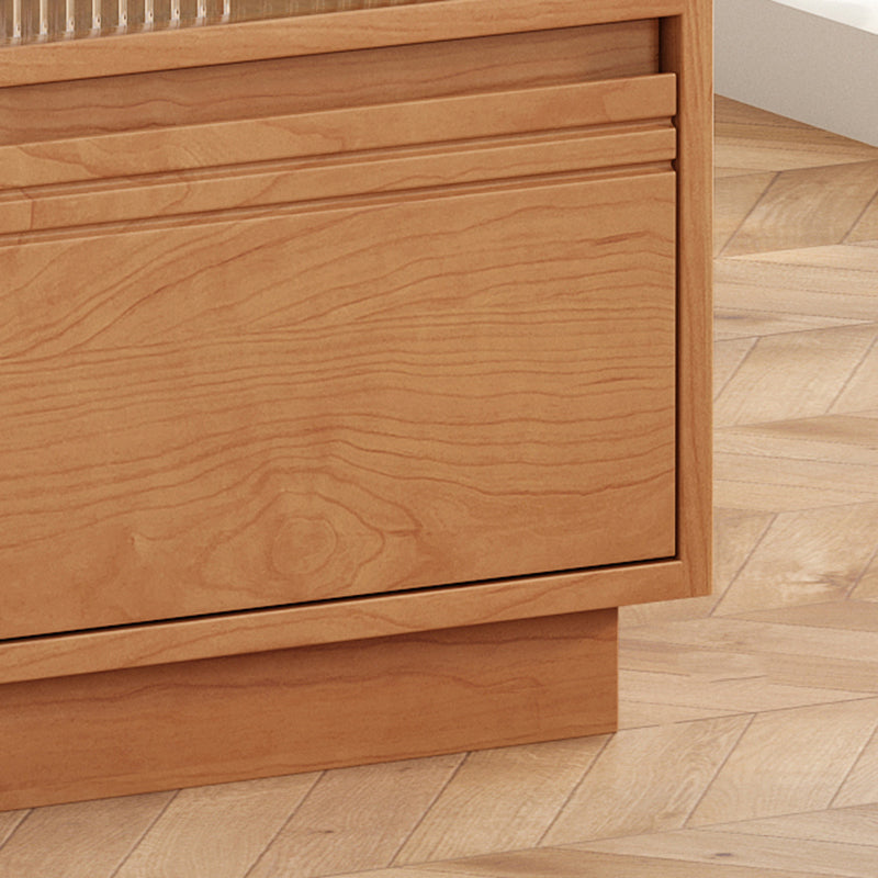 Modern Pine Wood Rectangle Kitchen Island Table for Dining Room