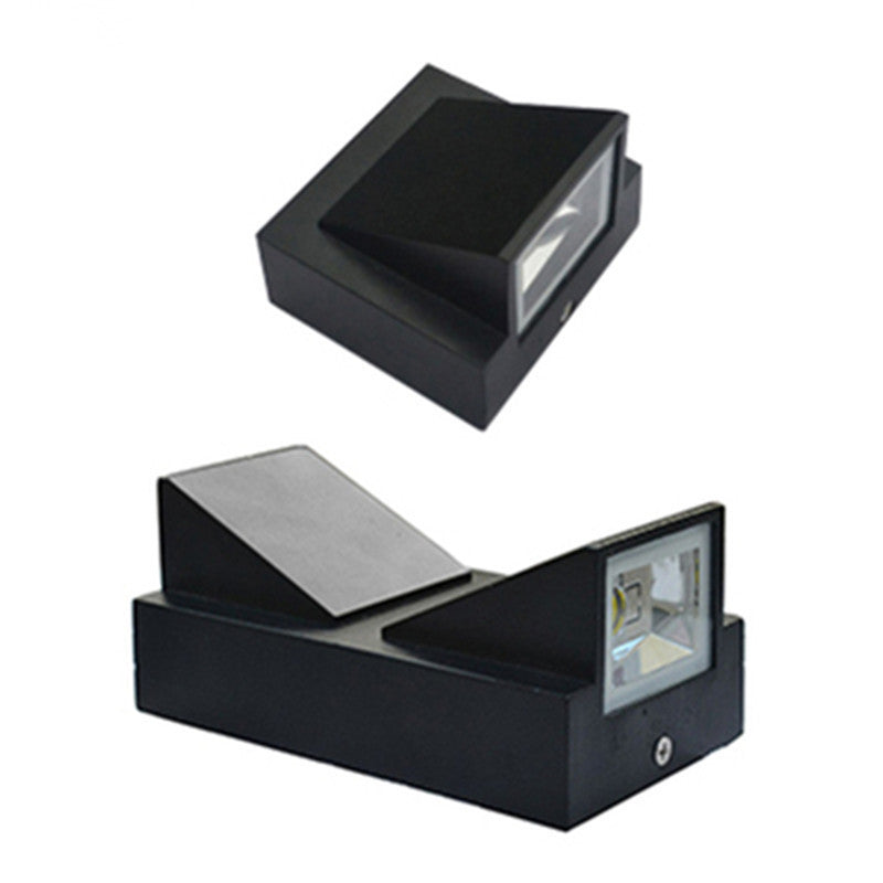Black Wall Lamp Modern Style Wall Mount Lamp with Acrylic Shade for Bedroom