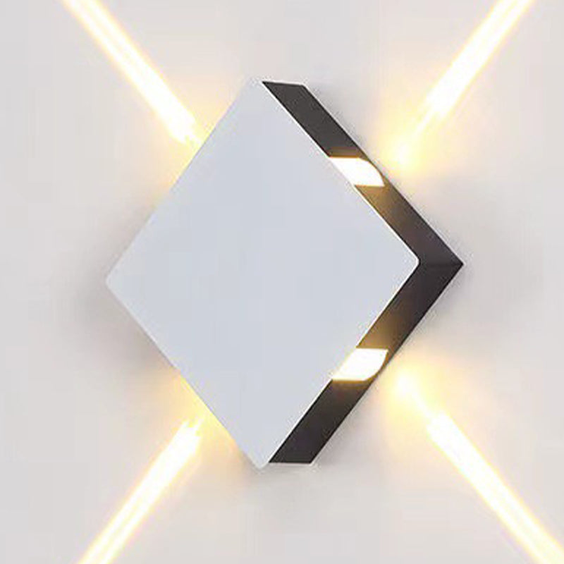 LED Wall Lamp Modern Style Wall Mount Lamp with Aluminum Shade for Bedroom