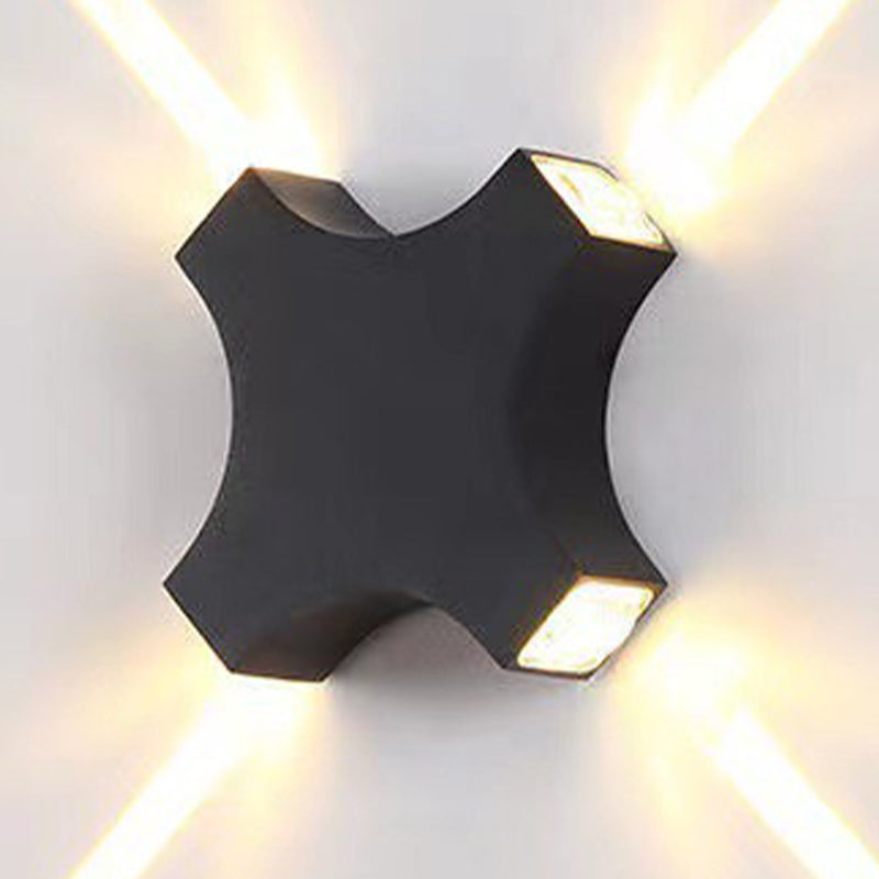 LED Wall Lamp Modern Style Wall Mount Lamp with Aluminum Shade for Bedroom