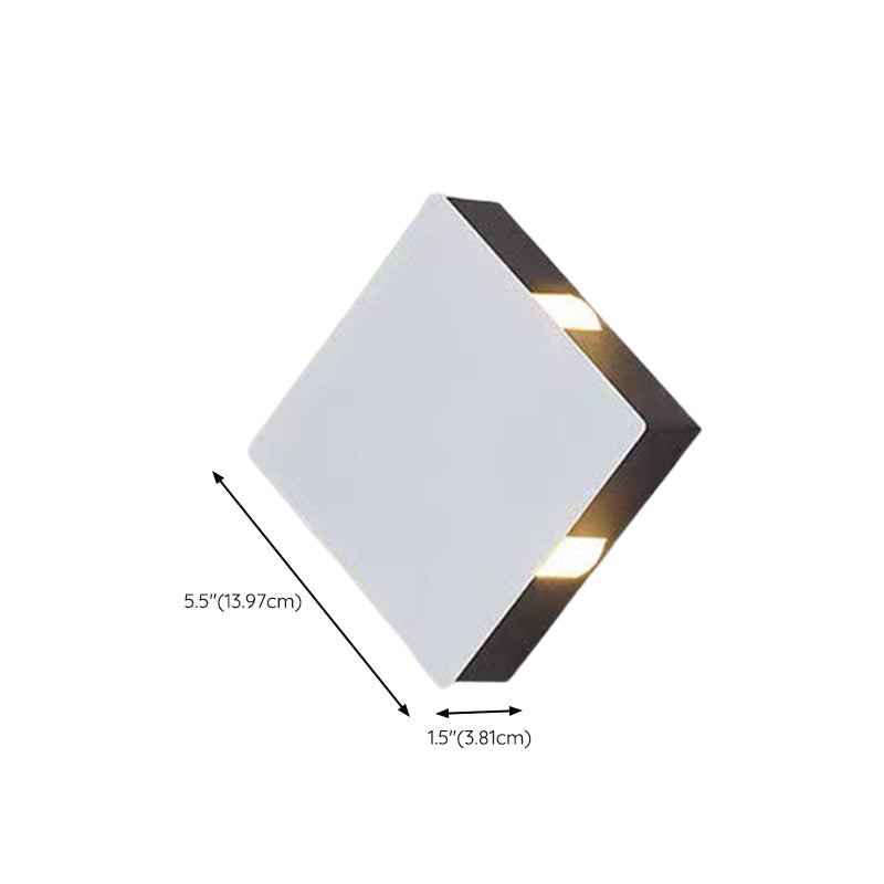 LED Wall Lamp Modern Style Wall Mount Lamp with Aluminum Shade for Bedroom