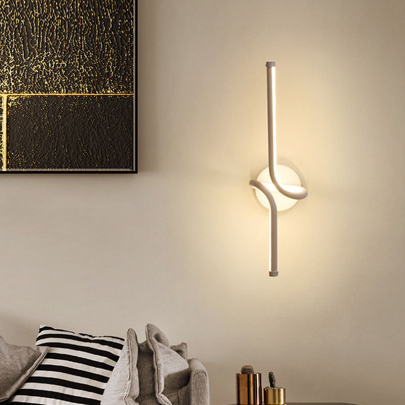 Strip Shape Wall Lamp LED Wall Mount Lamp with Acrylic Shade for Bedroom