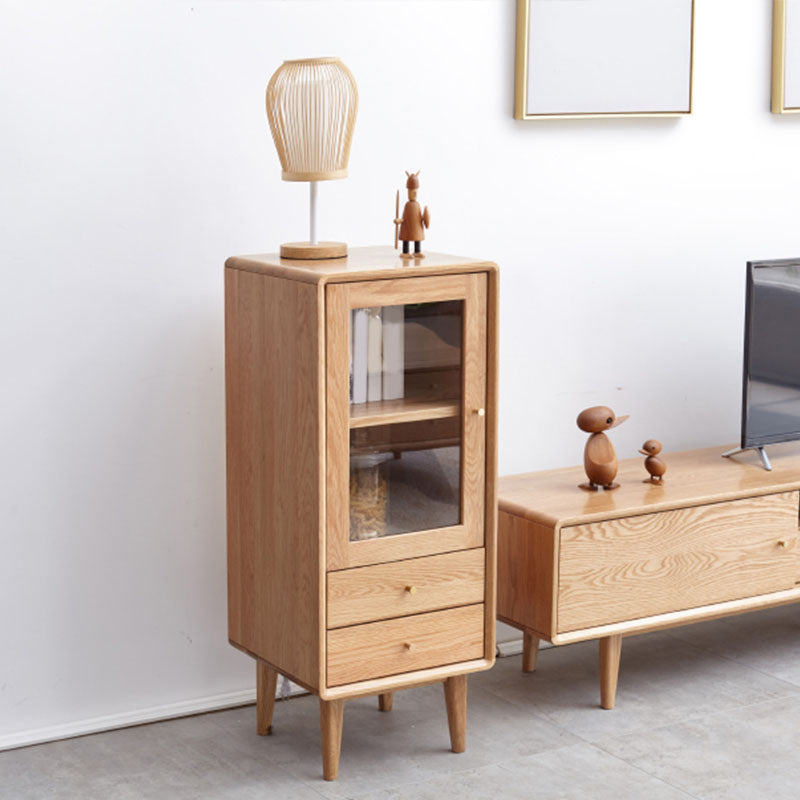 Contemporary Vertical Bachelor Chest Wood Storage Dresser for Home