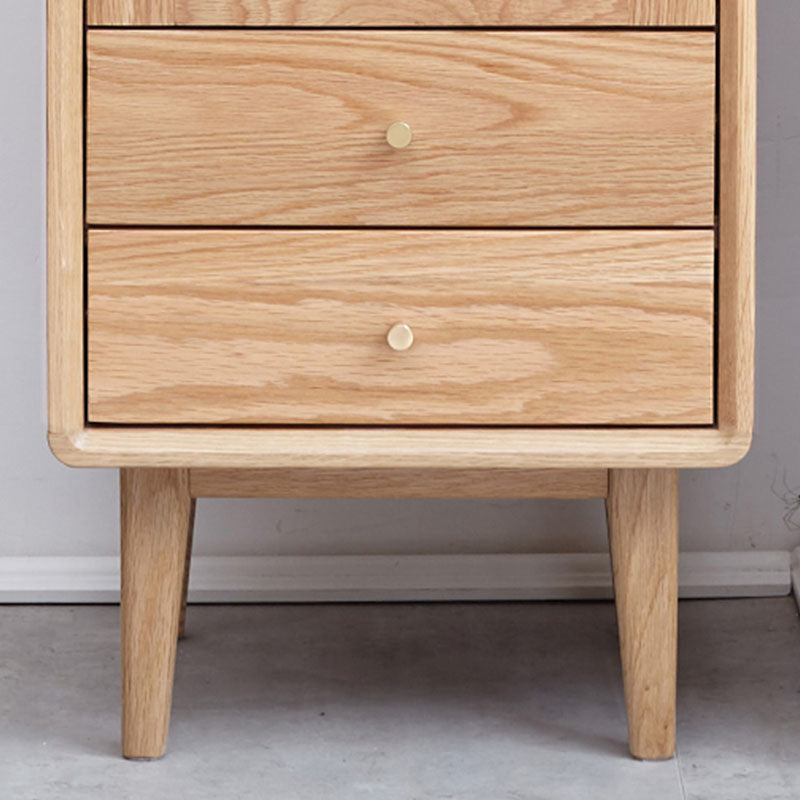 Contemporary Vertical Bachelor Chest Wood Storage Dresser for Home