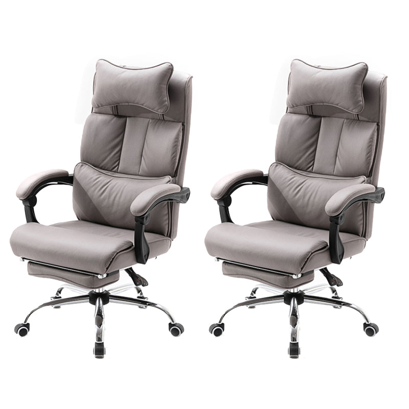 Modern Office Chair Padded Arms No Distressing Ergonomic Desk Chair with Wheels