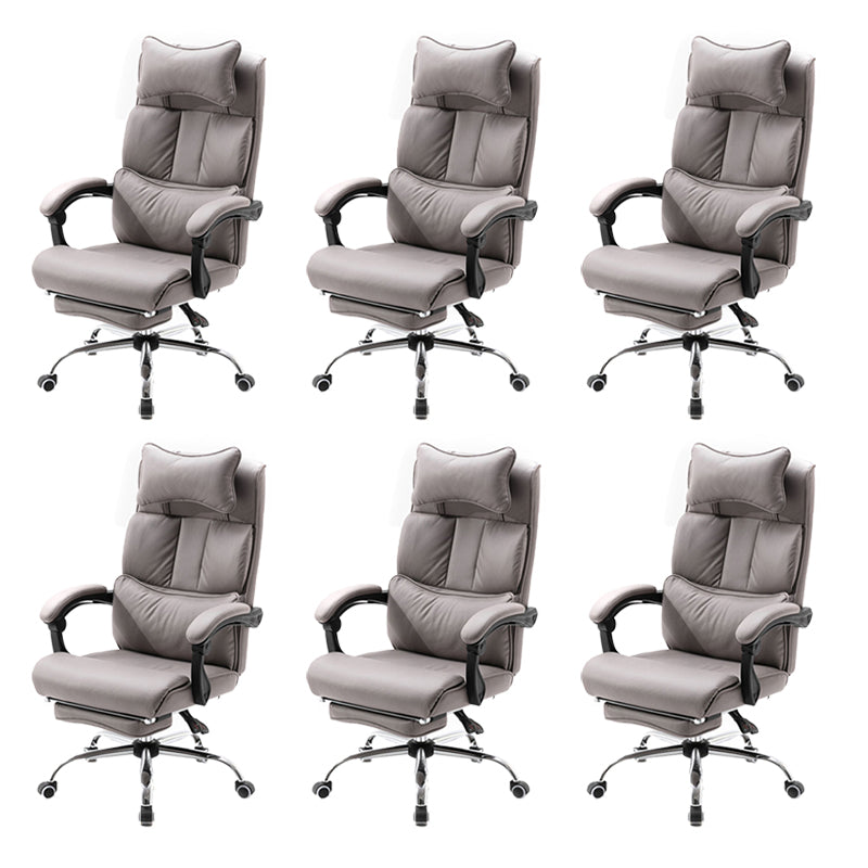Modern Office Chair Padded Arms No Distressing Ergonomic Desk Chair with Wheels