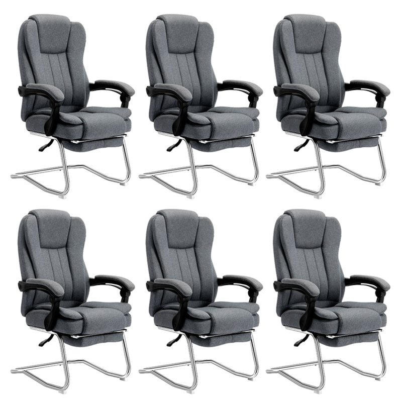 Modern Padded Arms Office Chair No Distressing Ergonomic Chair