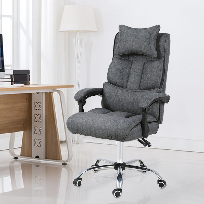 Modern Slide Chair Padded Arms No Distressing Ergonomic Chair with Wheels