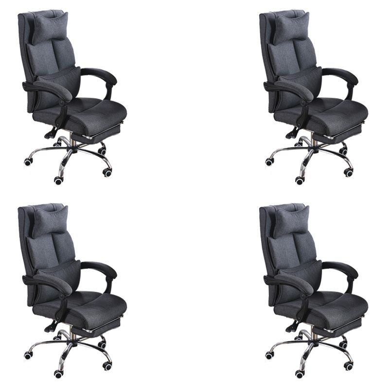 Modern Slide Chair Padded Arms No Distressing Ergonomic Chair with Wheels