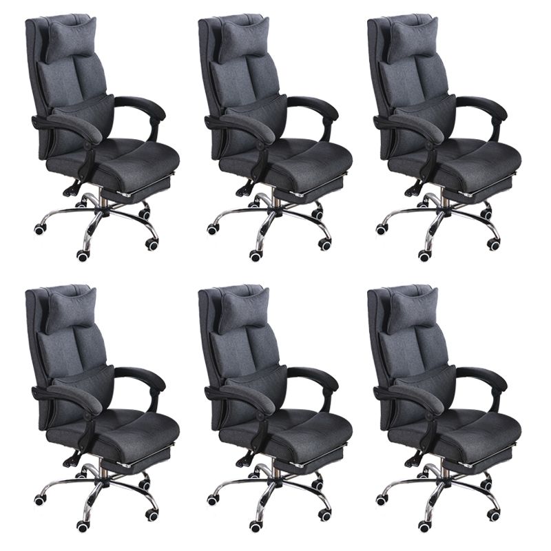 Modern Slide Chair Padded Arms No Distressing Ergonomic Chair with Wheels