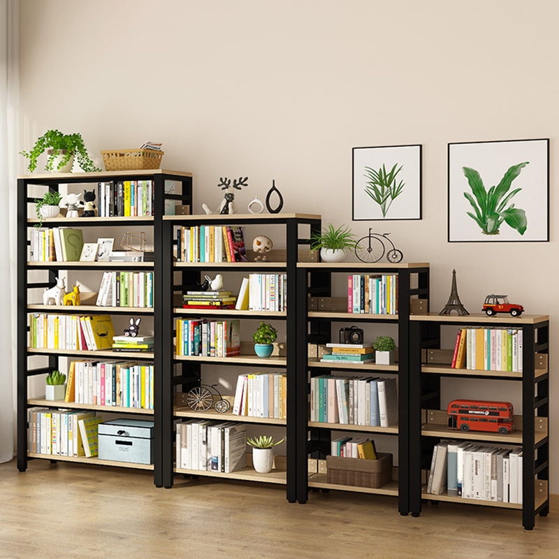 Scandinavian Open Back Shelf Bookcase Shelves Included for Home Office