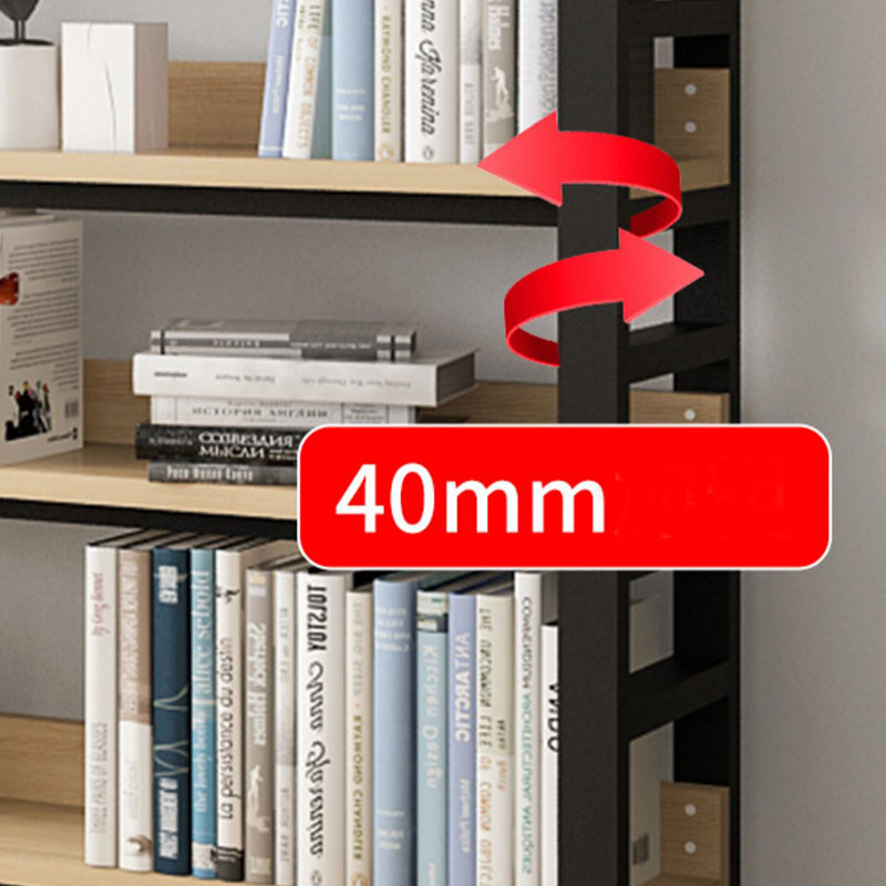 Scandinavian Open Back Shelf Bookcase Shelves Included for Home Office