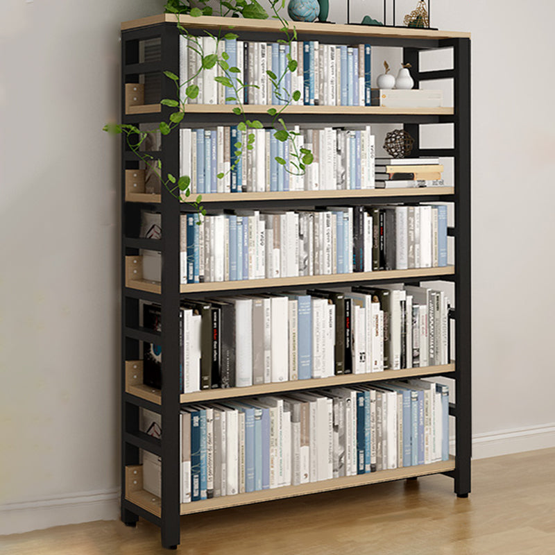 Scandinavian Open Back Shelf Bookcase Shelves Included for Home Office