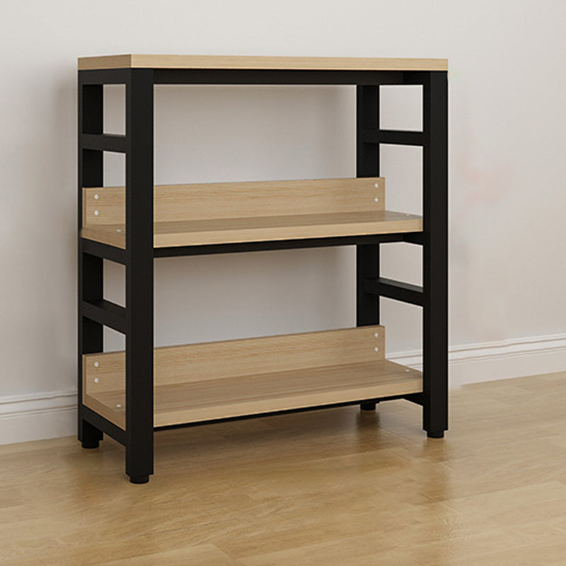 Scandinavian Open Back Shelf Bookcase Shelves Included for Home Office