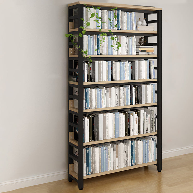 Scandinavian Open Back Shelf Bookcase Shelves Included for Home Office