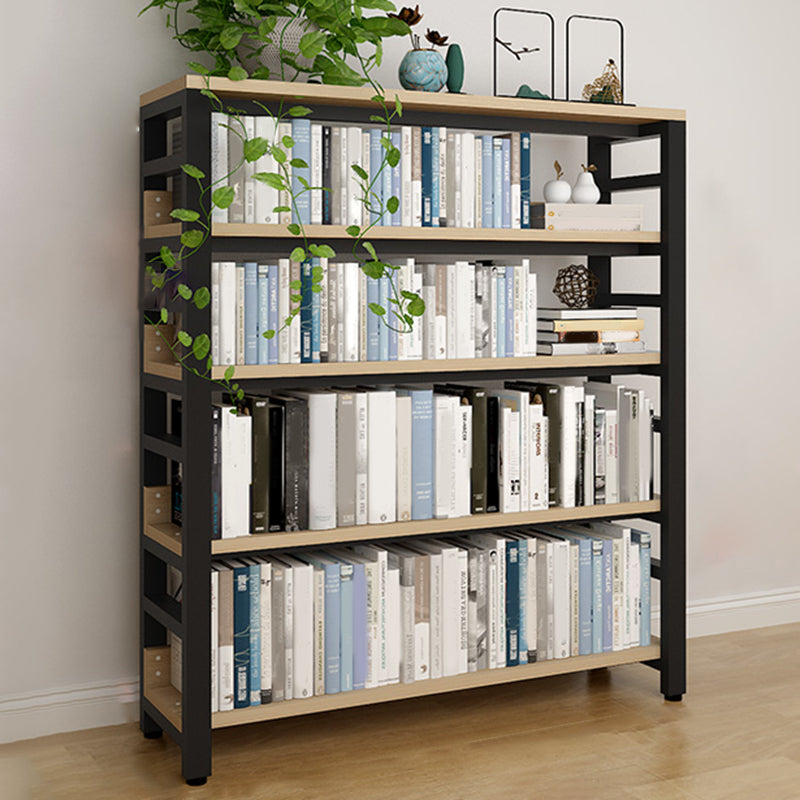 Scandinavian Open Back Shelf Bookcase Shelves Included for Home Office