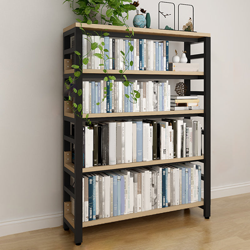 Scandinavian Open Back Shelf Bookcase Shelves Included for Home Office
