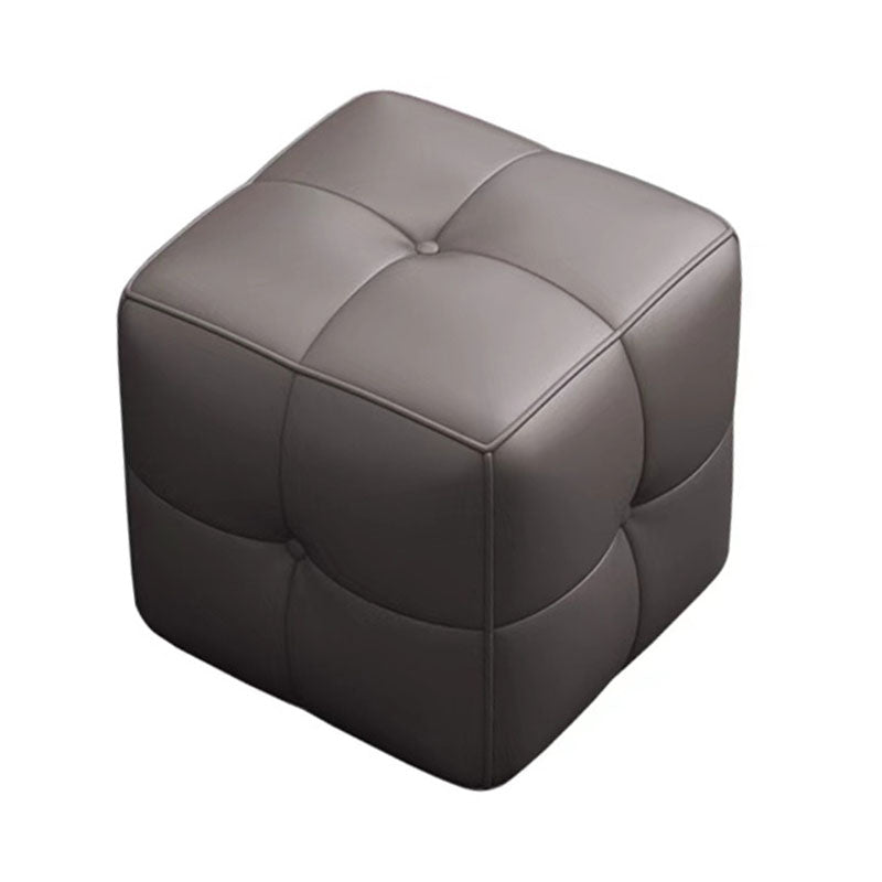 Modern Square Pouf Stain Resistant Colorful Pouf for Living Room