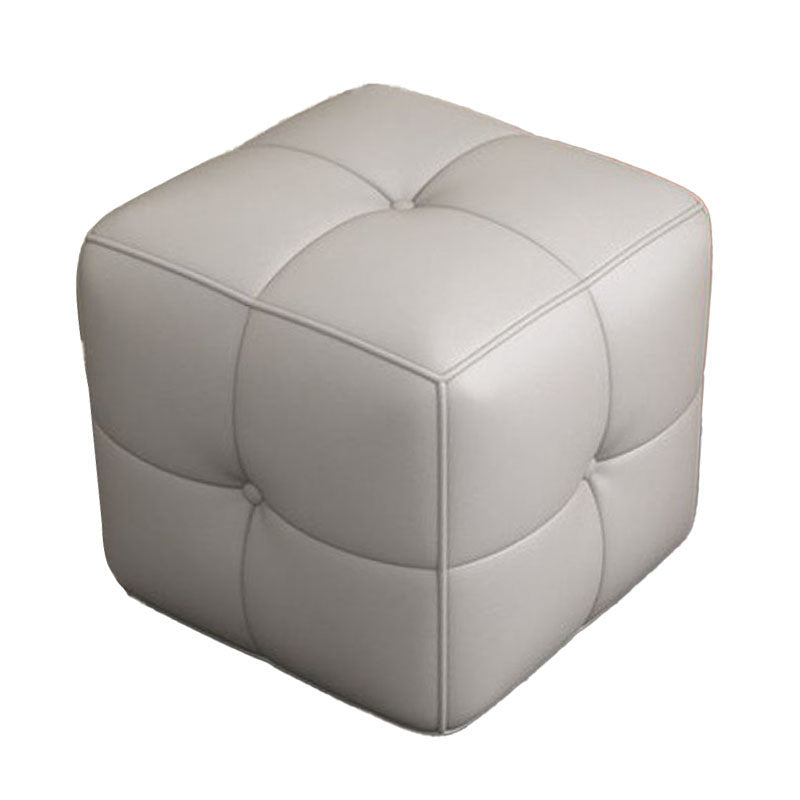 Modern Square Pouf Stain Resistant Colorful Pouf for Living Room