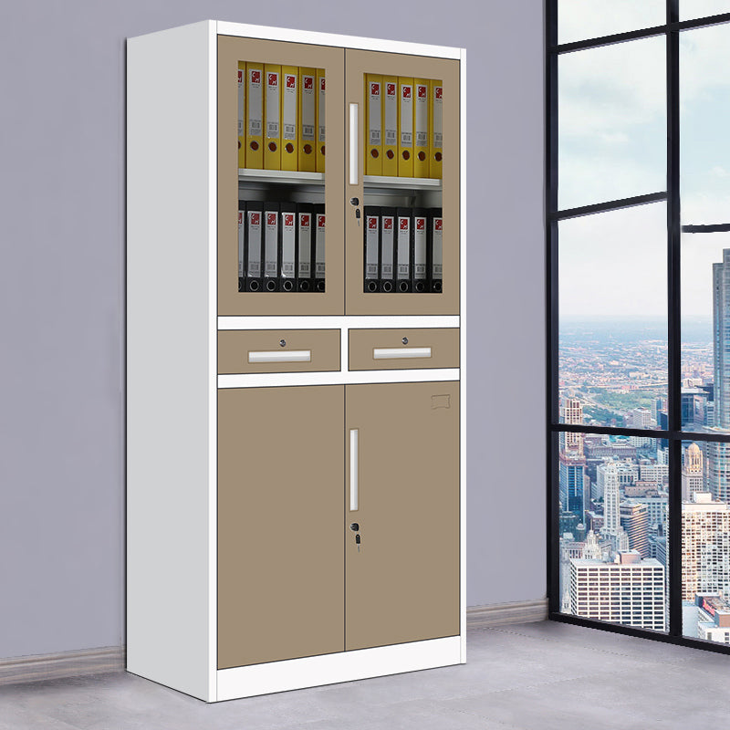 Metal Storage Filing Cabinet Contemporary Shelves Locking File Cabinet