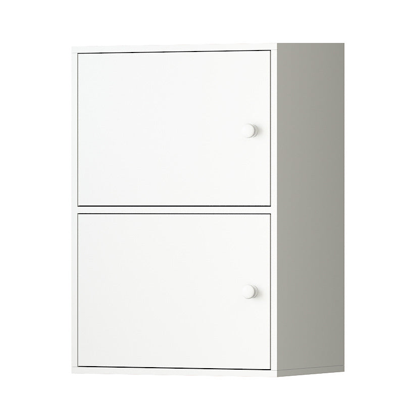 Contemporary Wardrobe Armoire Wood Non-Hanging Armoire with Door