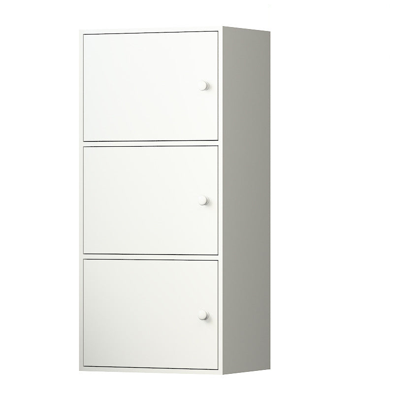 Contemporary Wardrobe Armoire Wood Non-Hanging Armoire with Door