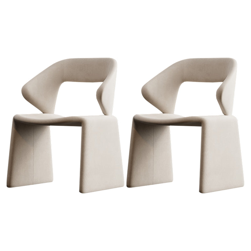 Upholstered and Velvet Open Back Dining and Accent Chairs for Home