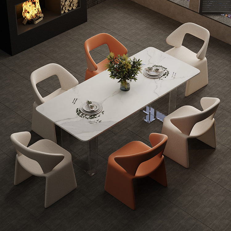 Upholstered and Velvet Open Back Dining and Accent Chairs for Home