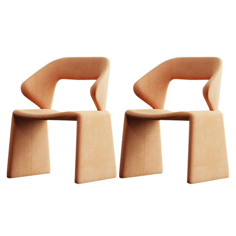 Upholstered and Velvet Open Back Dining and Accent Chairs for Home