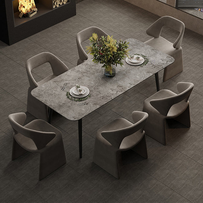 Upholstered and Velvet Open Back Dining and Accent Chairs for Home