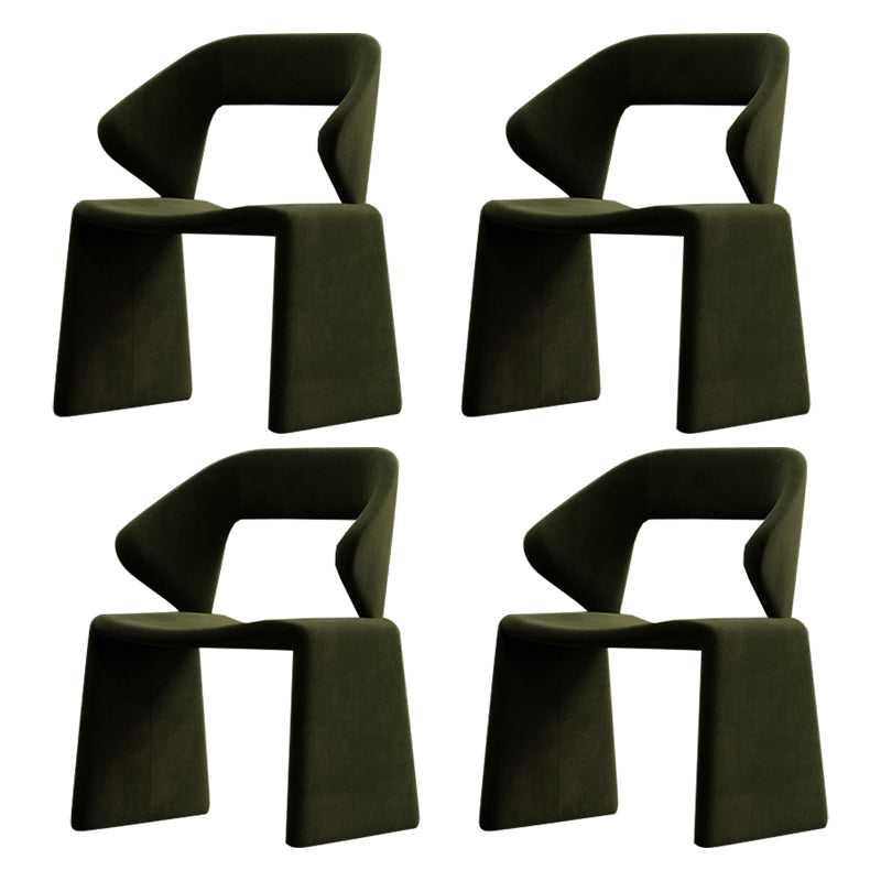 Upholstered and Velvet Open Back Dining and Accent Chairs for Home