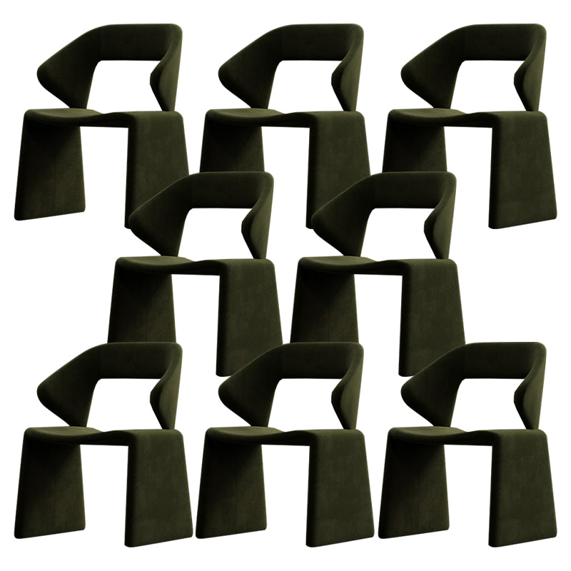 Upholstered and Velvet Open Back Dining and Accent Chairs for Home